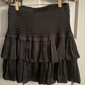 Reset size medium black mini skirt
